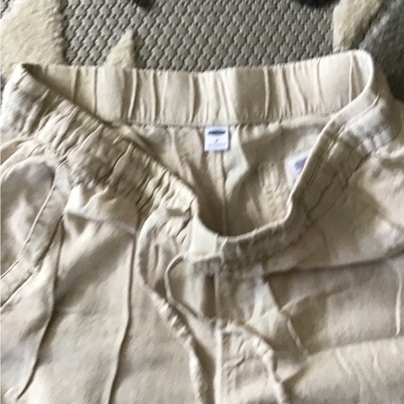 Old Navy Black and Cream Wide Leg Pants - Picture 4 of 6